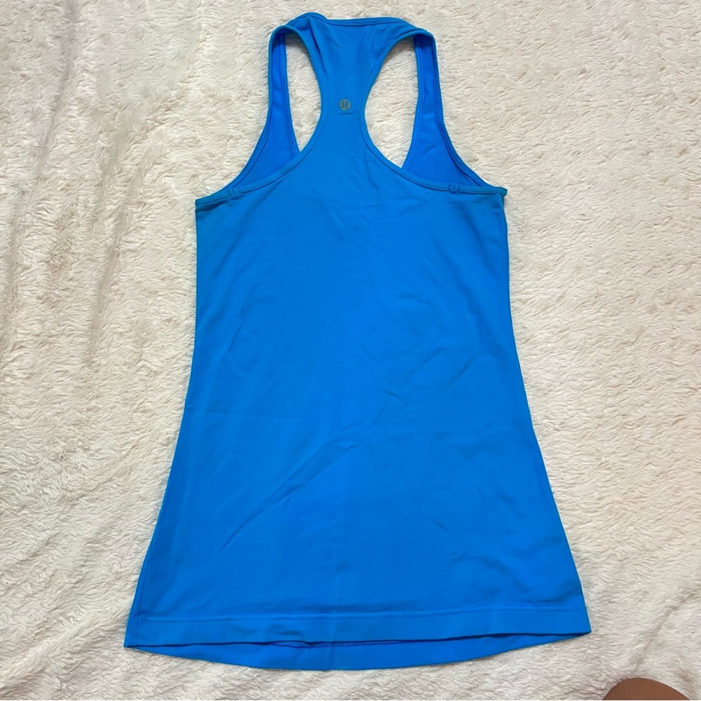 Lululemon Tank Top Blue Razorback
